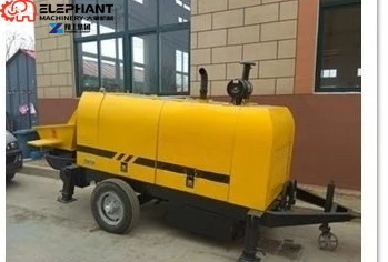 Portable Mobile Diesel Trailer Mounted Concrete Conveying Pumping Machine Cement Transfer Pump