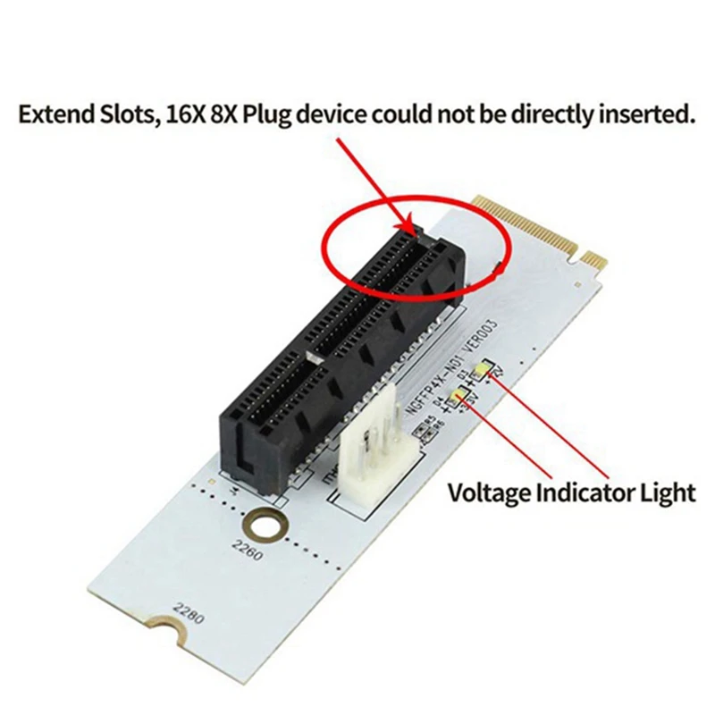 4 sztuki NGFF M.2 do pci-e 4x karta rozszerzająca M2 klucz M do Pcie X4 Adapter z kabel zasilający SATA M2 karta rozszerzająca Suppot 2260 2280