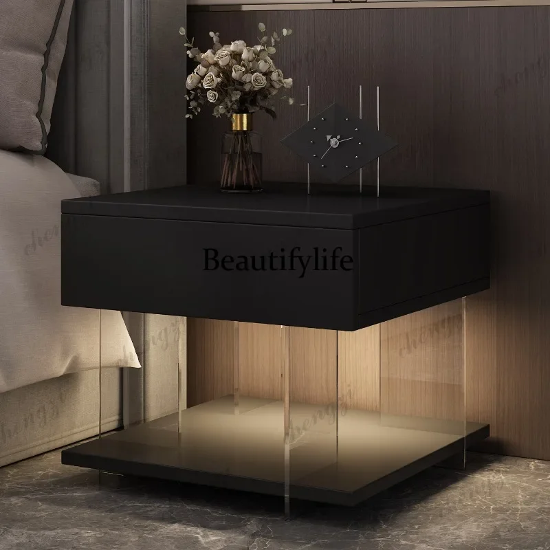 F182 Bedside Table Small Bedroom Nordic Unique China Trendy Bedside Table Decor Simple Mesa De Cabeceira Home Furniture