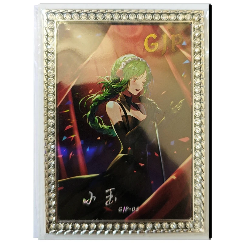 NEW Anime Sakata Gintoki GJP EMP enamel embossed Diamond Card Kagura Tama boy Toy collection Birthday Christmas gift