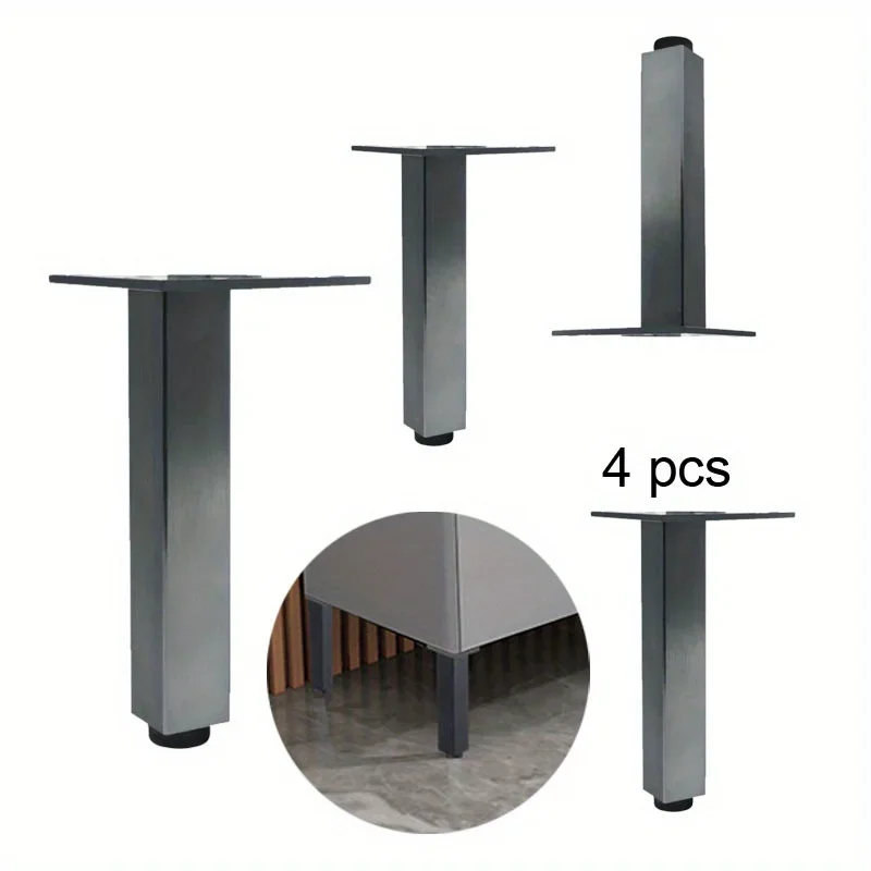 

4pcs DIY Replacement Feet Furniture Legs Mounted Style Furniture Coffee Table Feet Metal Furniture Leg for Sofa Cabinet Side