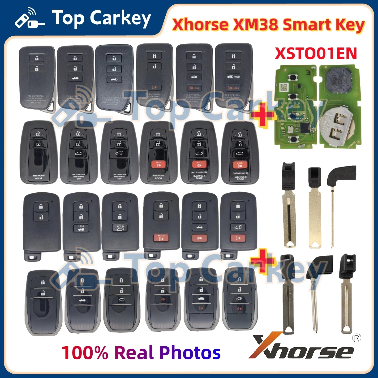 Xhorse VVDI XSTO01EN Global Version Universal TOY.T XM38 Smart Key Support 4D 8A 4A for Toyota Lexus Types