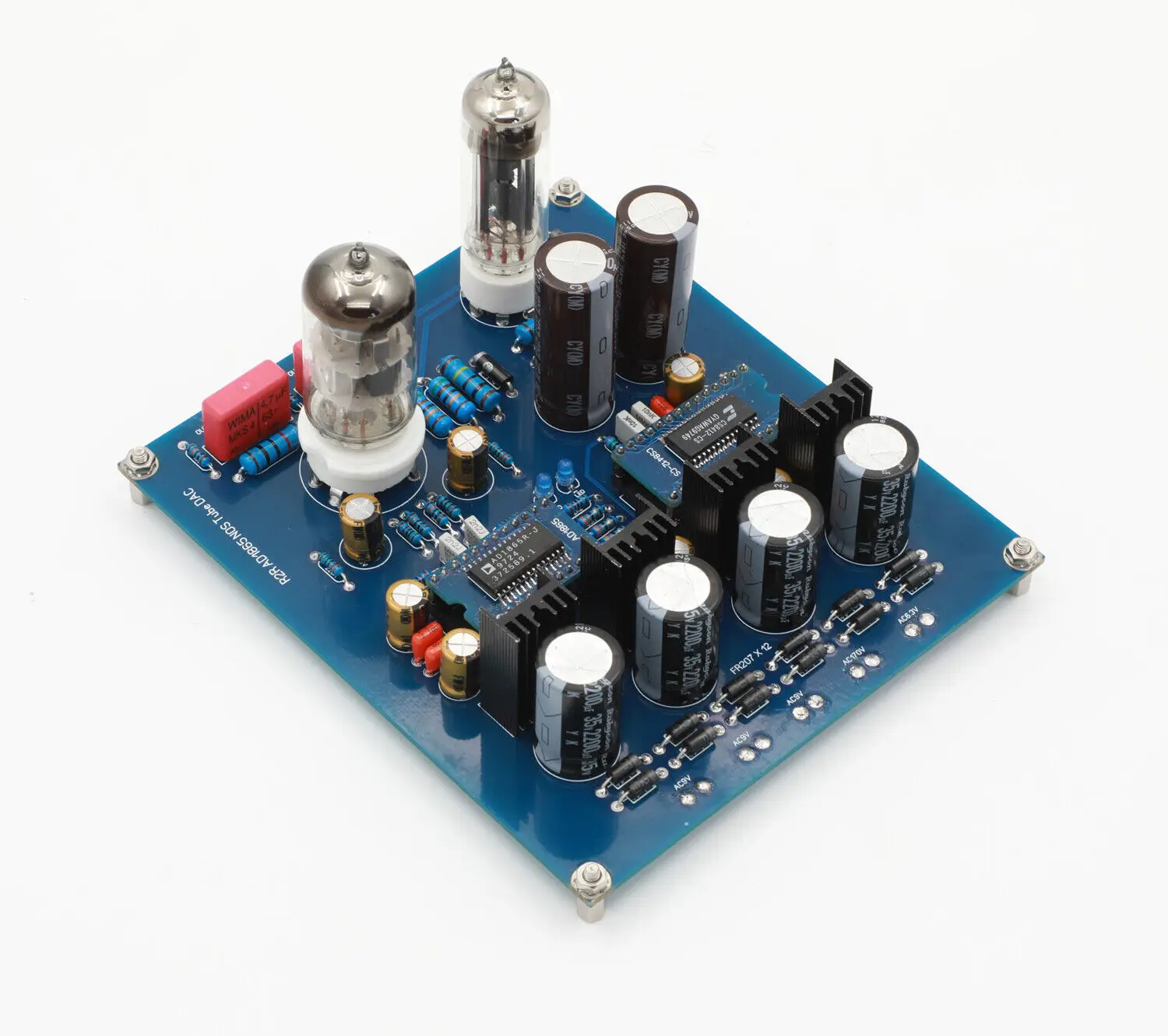 R2R Architecture AD1865 NOS Tube DAC Board mit 6N11 + 6Z4 Tuben – Detail 1