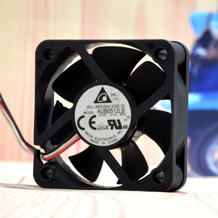 Delta Delta AUB0512LB 12V 0.11a 5cm 5015 Mute Humidifier Bridge Chips Fan