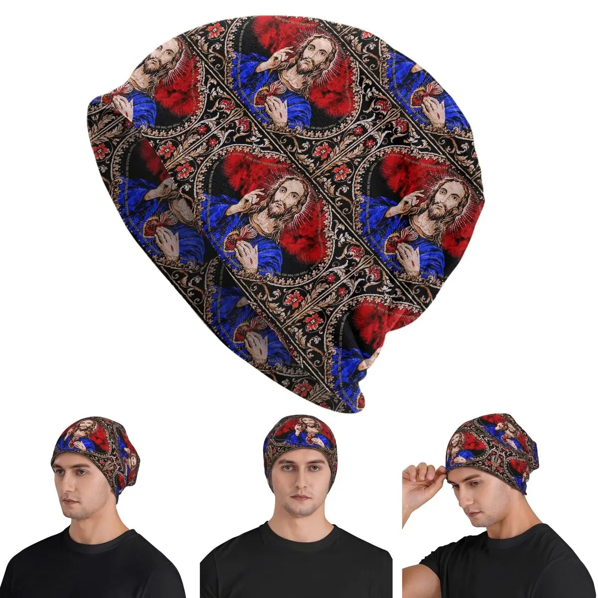 Father Ted Scared Sofa Warm Knitted Cap Hip Hop Bonnet Hat Autumn Winter Outdoor Beanies Hats for Men Women Adult