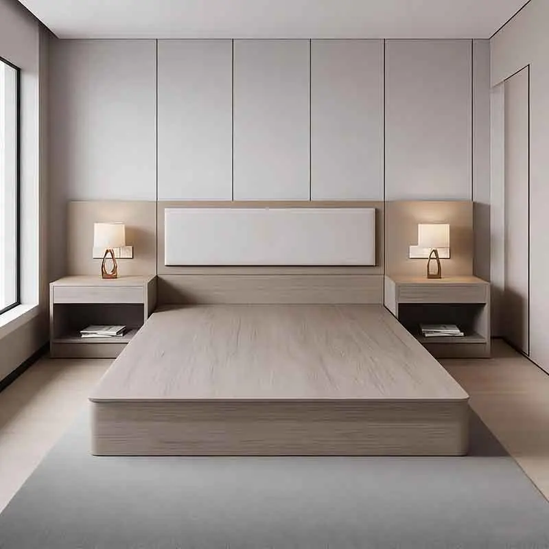 Hotel furniture, standard room, full B&B apartment, single double bed box, special bed, hotel bed, sheet room, rental bed