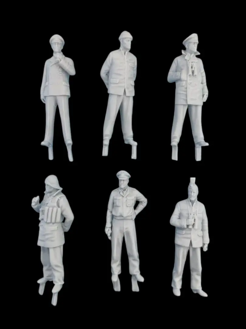 

Масштаб 1/35, высота 50 мм, смоляная фигурка, костюм шести человек, солдат, сборная модель, комплект, неокрашенная 3D статуя, игрушка «сделай сам», 248