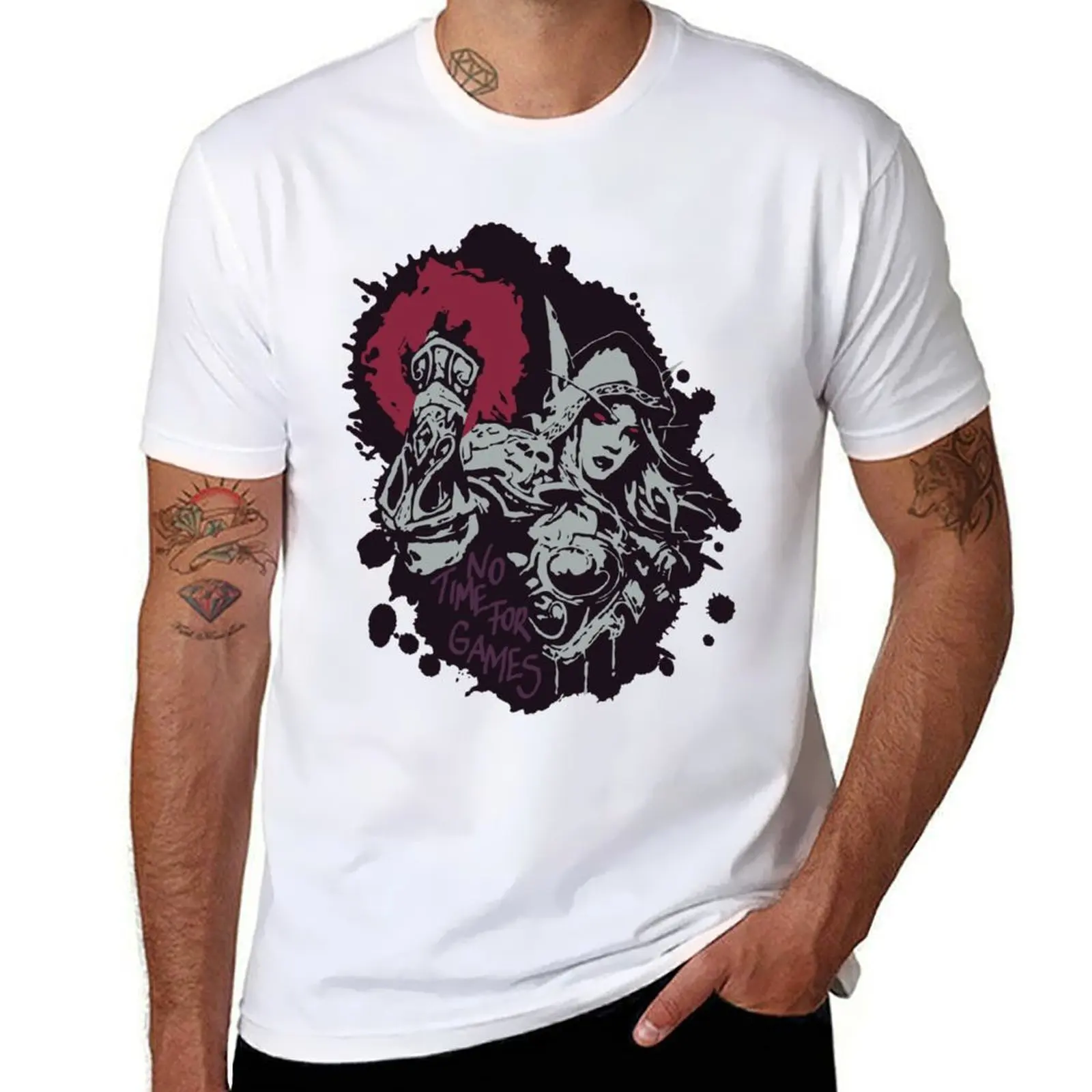 Sylvanas has no time for games Classic . T-Shirt t shirts with prints t shirt man designer T-Shirt