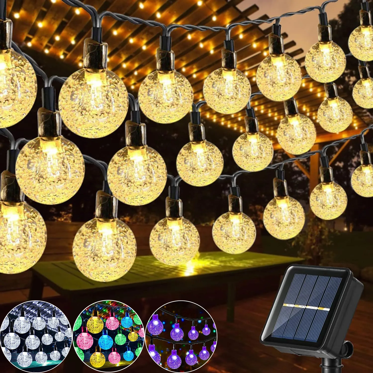 Led Solar String Li… - image