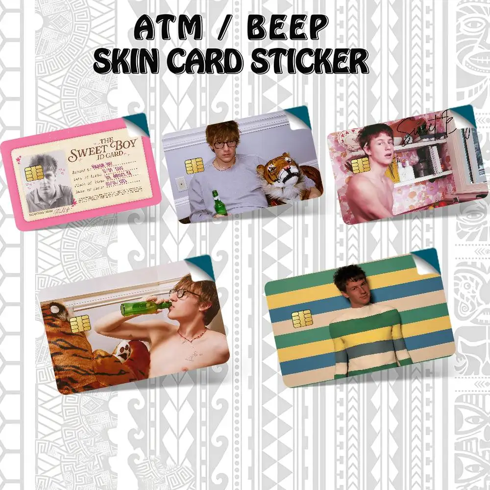 Singer M-Malcolm Todd Breathe Sweet Boy Credit Card Debit Card Waterproof Sticker Bank Bus Card Protective Film Sticker