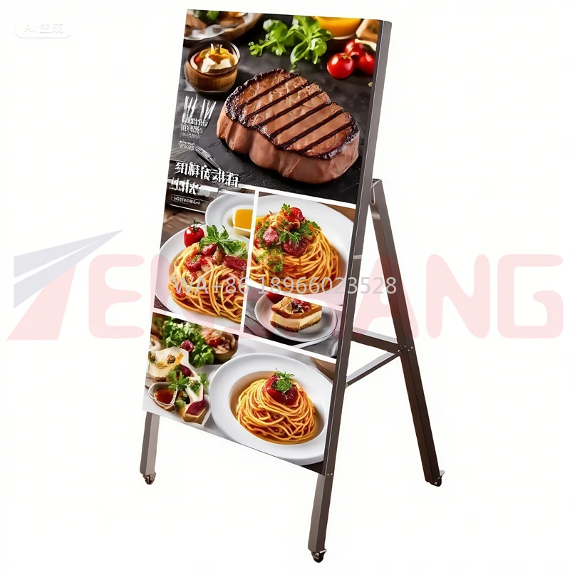

Rechargeable Built-in Battery Wholesale Graphic Stand Programmable Led Water Sign for Promotion Advertise Product Business Show