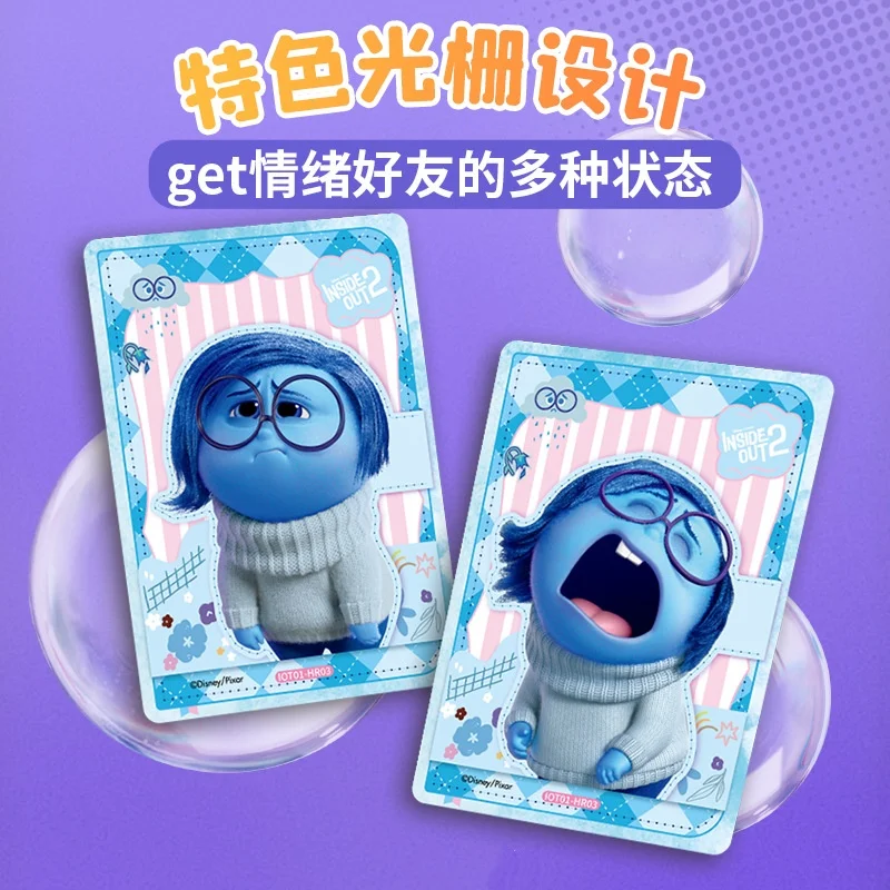 Inside Out Card Blind Box Stitch Inside Out 40pcs Movie Collection Card Growth Diary Cartoon Peripheral Kid Christmas Gift