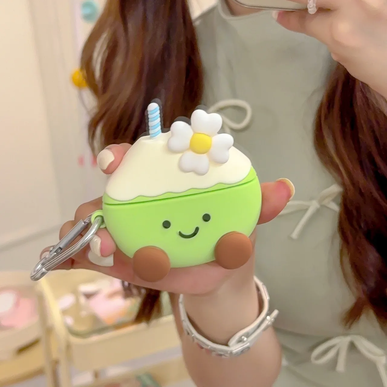 

Summer Tropical Oconut Cartoon Earphone Case Cute Fruit Silicone Series Creative Anti Drop Suitable For AirPods 1 2 3 4 Pro Pro2