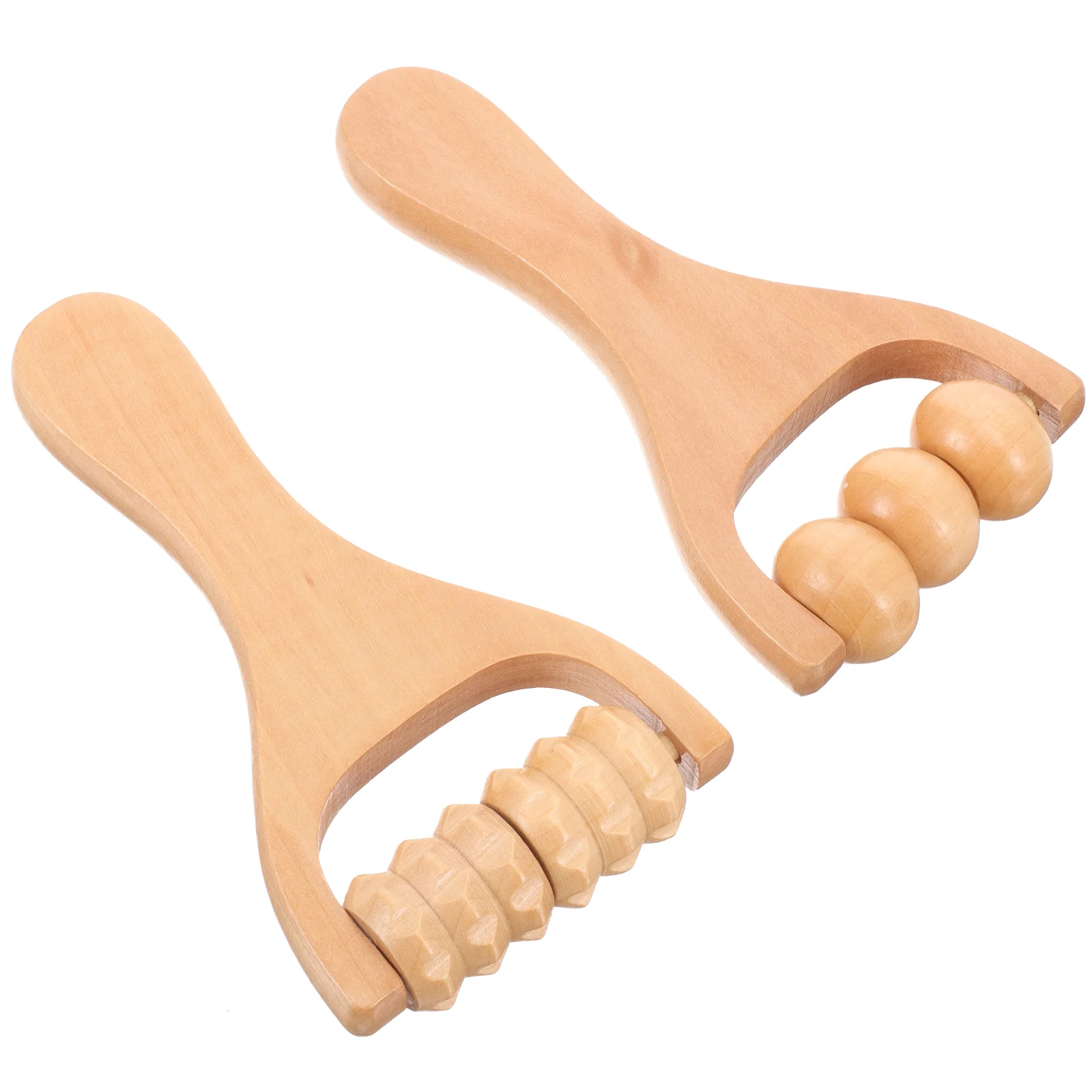 

2 Pcs Foot Massager Tools Shoulder Professional Pointe Shoes Wooden Ergonomic Neck