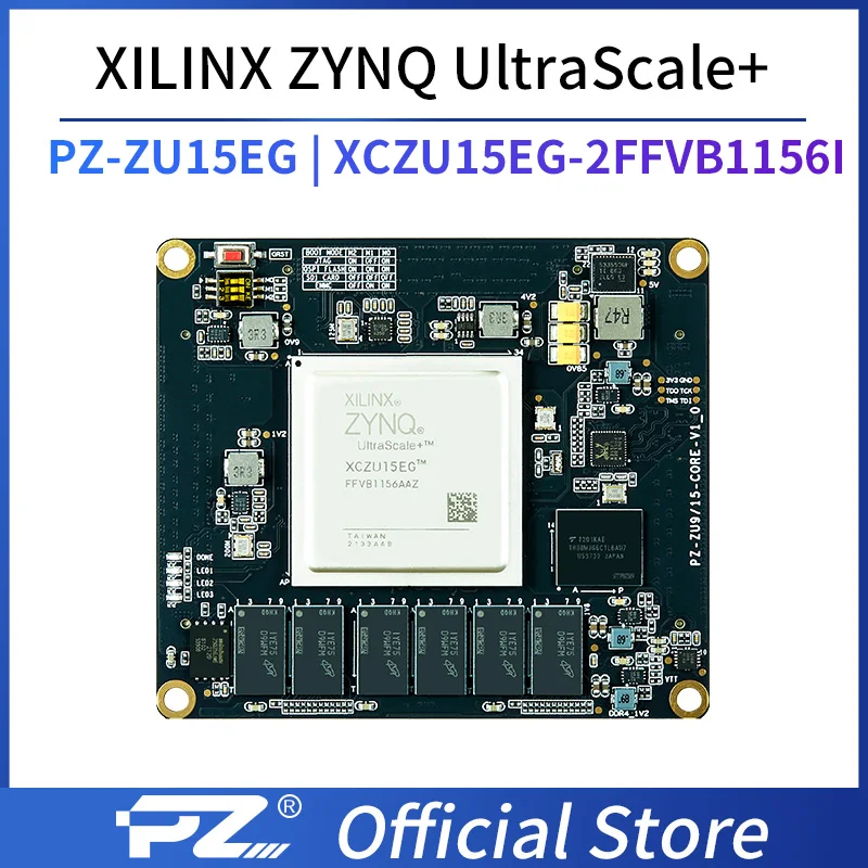 xilinx  mpsoc core board fpga core board PZ-ZU15EG-SOM zynq Ultrascale som  evaluation kit soc board soc