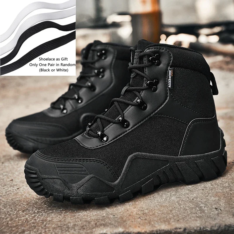 

Men's Outdoor Hiking Tactical Boots Ankle Desert Boots Sports Climbing Shoes Work Work Safety Hunting Shoes Moto Boots