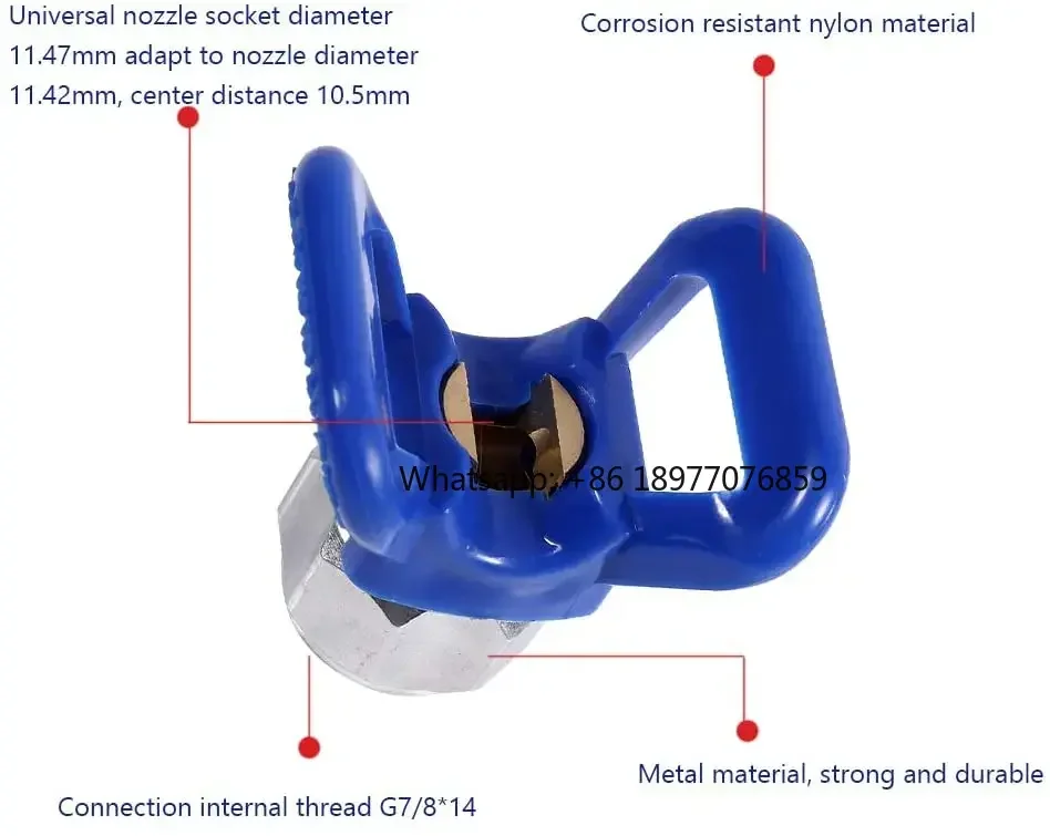 Reversible Fine Finish Tip Fine Finish Low Pressure  Switch Tip