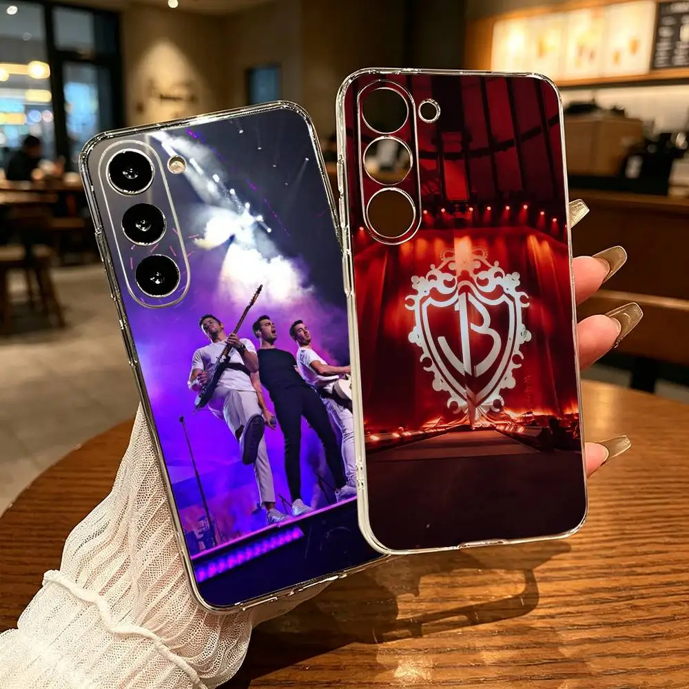 J-Jonas B-Brothers Band   Clear Soft Silicone Phone Case for Samsung Galaxy A71 A70 A52 A51 A40 A30