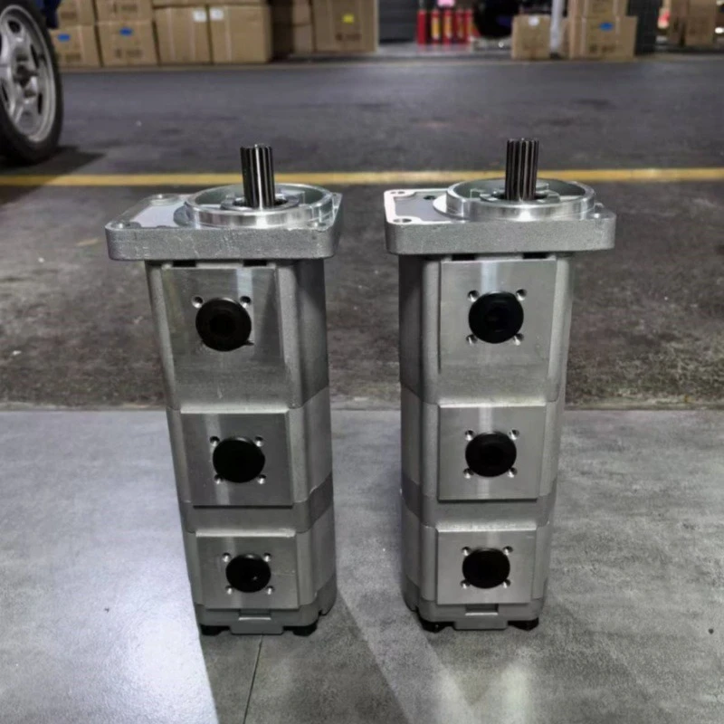 Hydraulic Gear Pump 307012 8020 Triple Gear Pump for 3070128020 Excavator 12+12+7.5