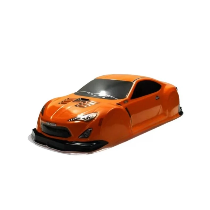1/10 Toyta 86 GT pomarańczowa obudowa 190mm na samochód 255-260mm rozstaw osi Tamiya tt01 tt02 kyosho hsp lc wyścigi D4