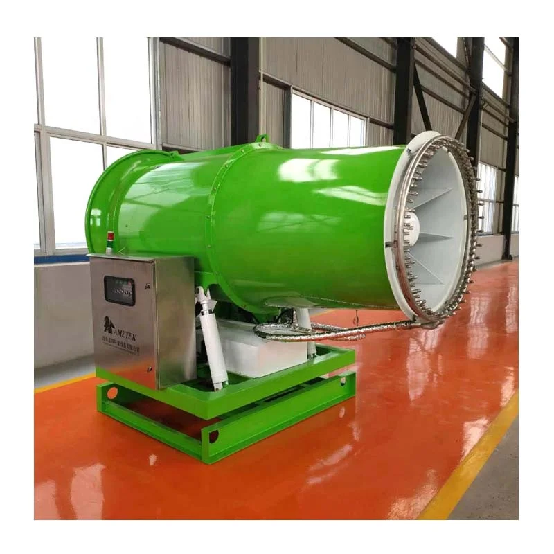 Customized High Pressure Water Mist Pump Fog Cannon Gun 80m Coverage Area Construction Water Misting Spray Machine