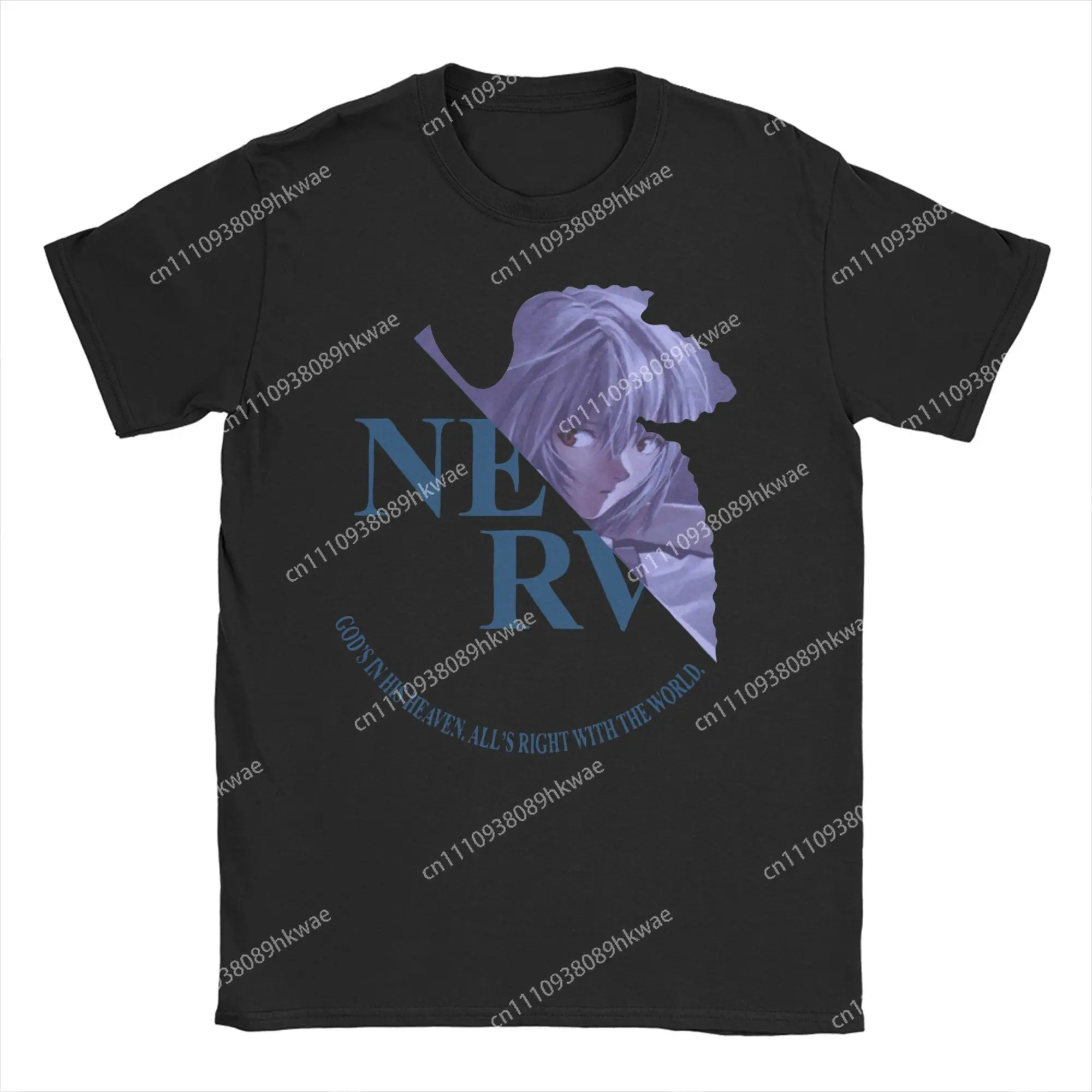 Men Women's T-Shirt EVA Neon Genesis Rei NERV Fashion Cotton Tees Short Sleeve  T Shirt Crew Neck Clothes New Arrival