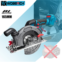 Electric Cordless165mm Brushless Motor Cordless Electric Circular Saw Woodwork Saw For Makita 18V Battery