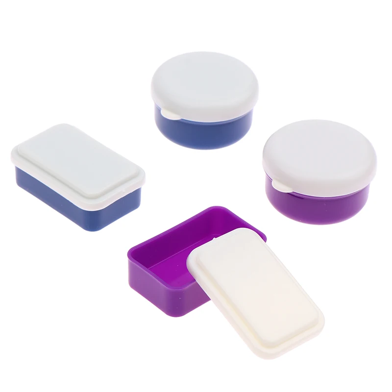 Caixa De Armazenamento De Plástico De Simulação Em Miniatura Para Casa De Bonecas, Mini Caixa De Manutenção Fresca, Modelo De Brinquedo De Comida, 1:12