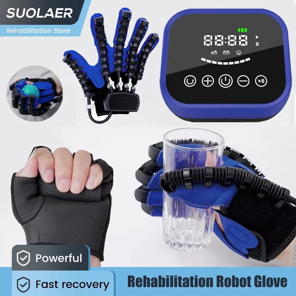 

Rechargeable Rehabilitation Hand Training Glove Hemiplegia Robot Gloves Finger Strengthener Stroke Recovery Physical Therapy Aid