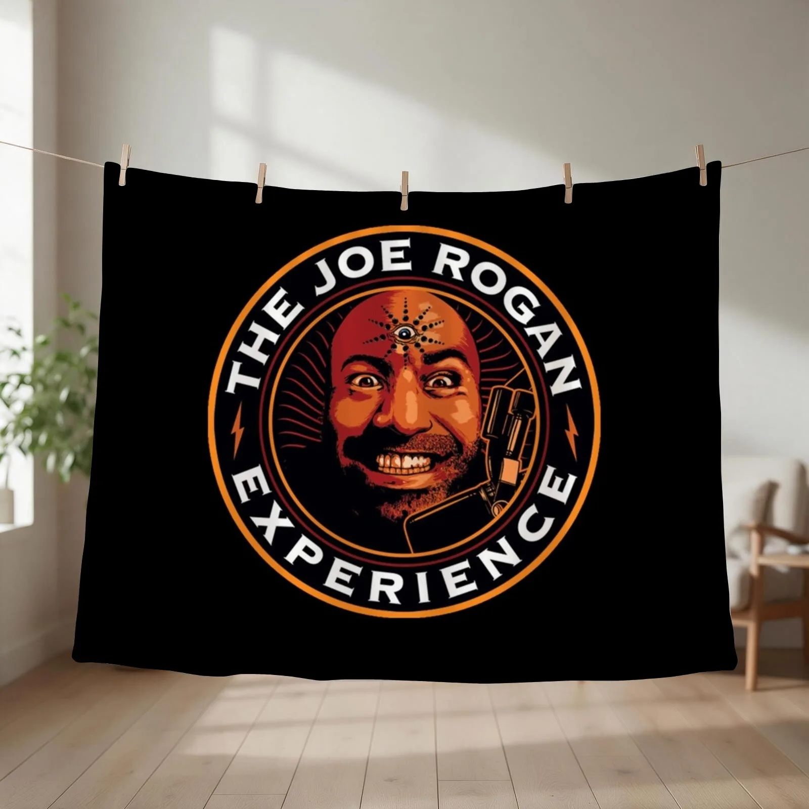 Joe rogan experience Throw Blanket Flannels warm winter For Sofa Thin Blankets For Sofas Blankets