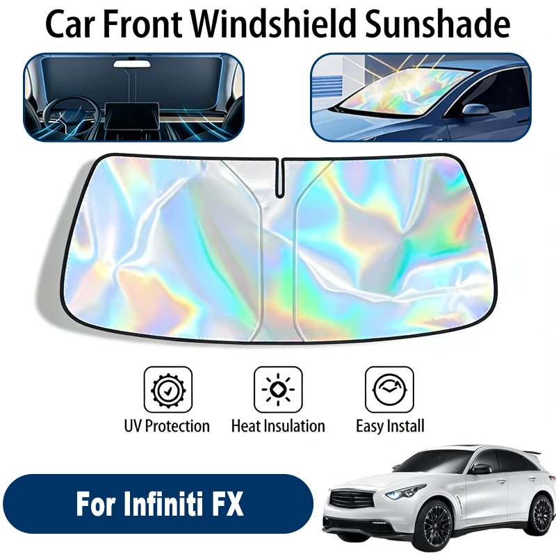 

Windshield Sun Shade For Infiniti FX Foldable UV Reflective Front Window Sun Protection Cover Accessories