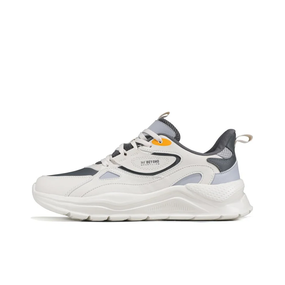 361 Running Shoes Men's Low Top White/Gray/Purple/Orange 672236766F-4