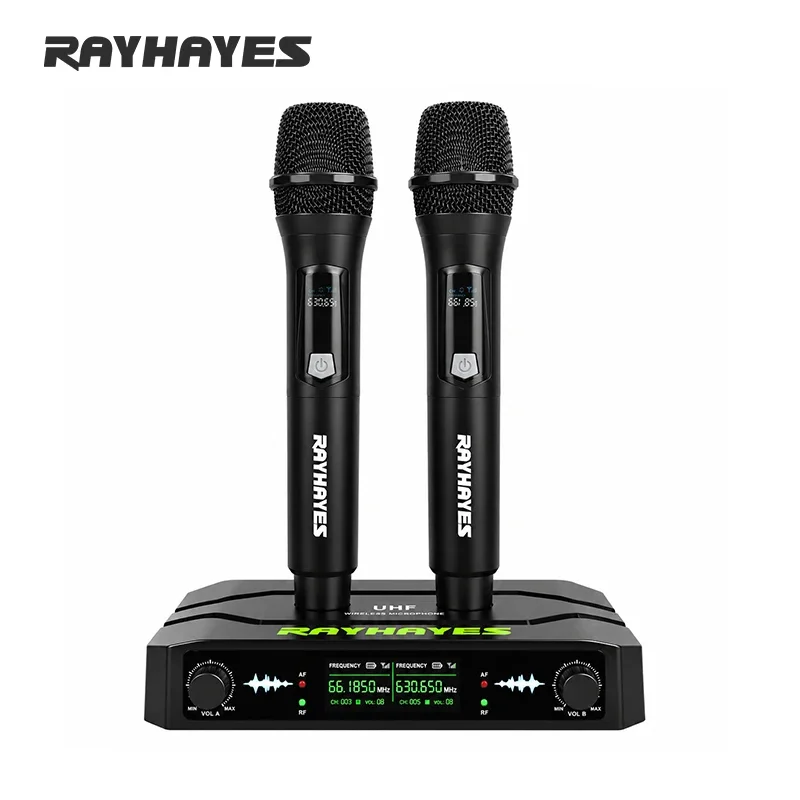 RAYHAYES RS-Y01 Wireless Microphone High-Fidelity Sound Quality Rechargeable 50 Meter Reception Range