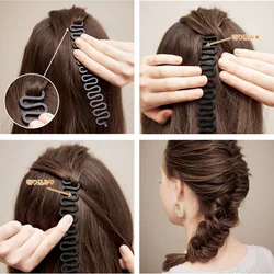 Centipede Braid Weaving Artifact Lazy Hairdressing Coiling Tool Coiling Fish Bone Braid Hair Styling Tool Hair Accessory