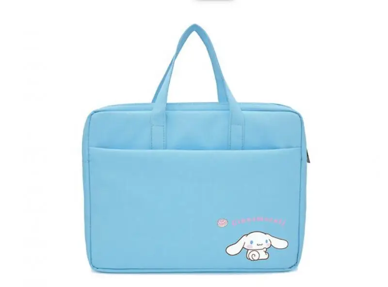 Anime dos desenhos animados sanrio olá kitty minha melodia cinnamoroll bolsa para portátil conveniente multi-função impressa bolsa para portátil presente para amigos