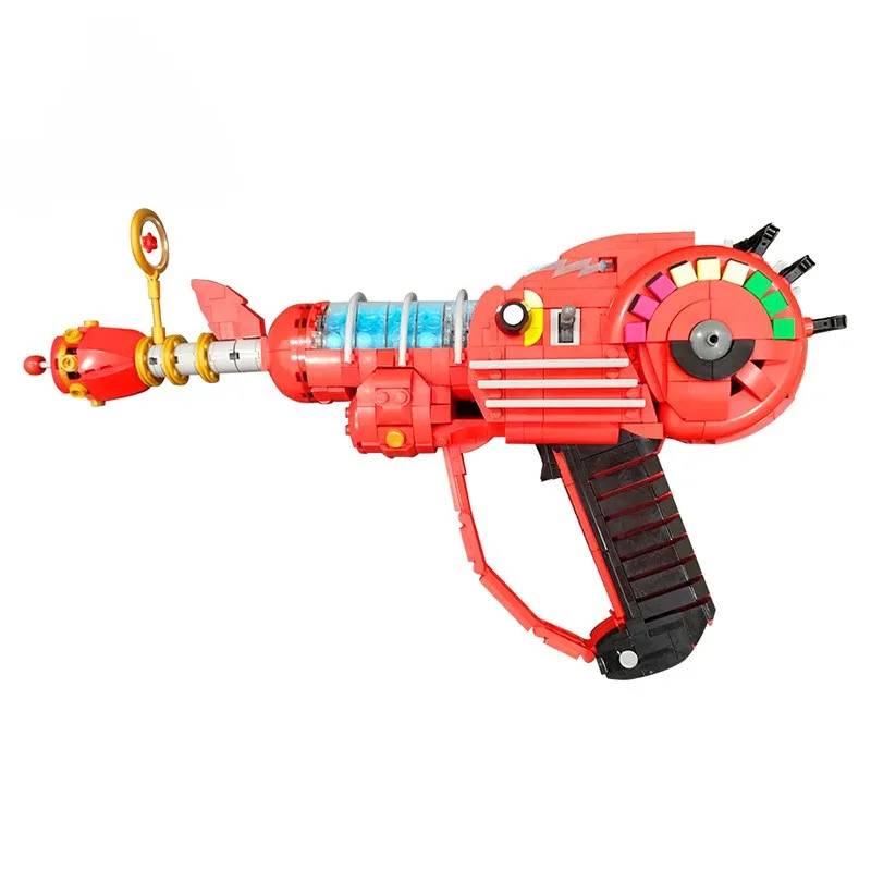 Red Ray Dutyed Laser Gun Ray Model Guns Weapon Building Blocks Sets Game Series Bricks Toys Constructor For Kid Birthday Gifts