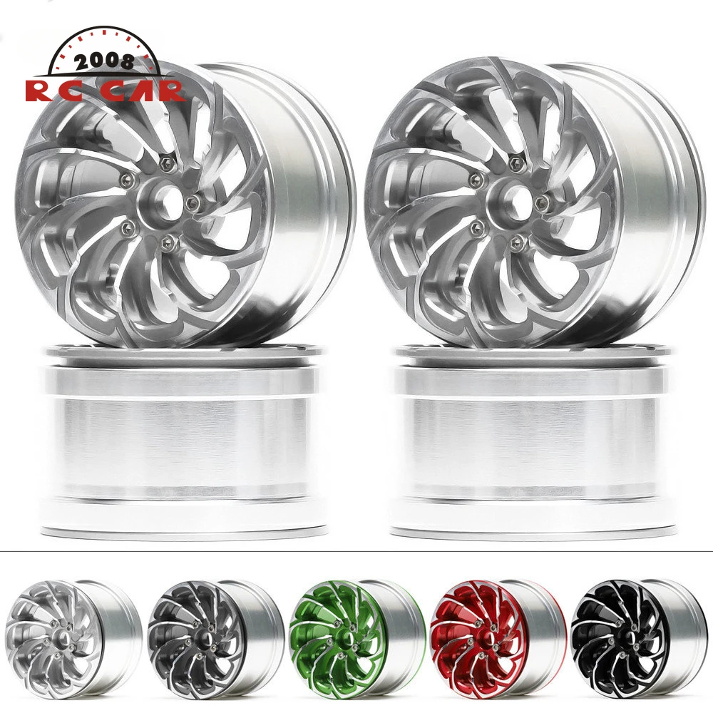 1:10 2.2" Beadlock 15 Hole Alloy 63*51*41 Wheels Hub Rim for RC Crawler 1/10 Axial SCX10 SCX10II 90045 RR10 TRX-4 Traxxas