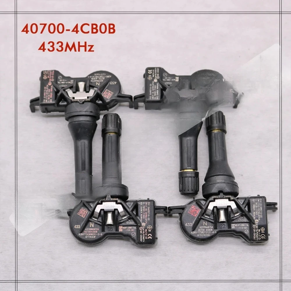 

TPMS ДЛЯ 2018-2024 NISSAN MICRA Датчик давления в шинах TPMS 433 МГц ДАТЧИК ВОЗДУХА В ШИНА 40700-4CB0B 407004CB0B 40700-4CB0A