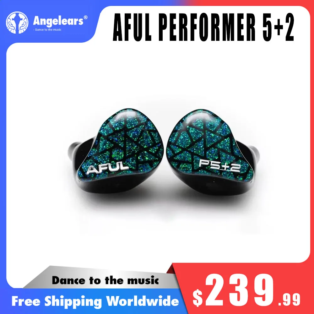 AFUL Performer 5+2 / Performer 7 2DD+4BA+1Micro Planar In Ear Monitor Earphones HiFi Wired Hybrid Headphone Music IEMs