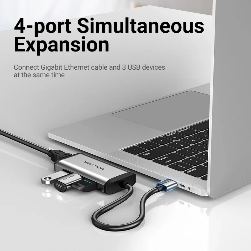 Vention USB Ethernet Adapter USB 3.0 2.0 to RJ45 Lan USB HUB Switch for Xiaomi Box Laptop3/S Set-top Usb Ethernet Network Card