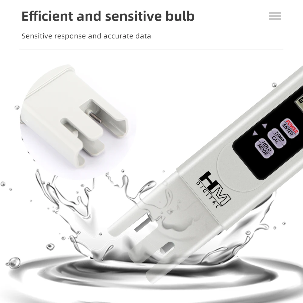 HM الرقمية جودة المياه متر EC/TDS/كاشف درجة الحرارة المحمولة COM-80 Hydrotester حوض السمك بركة مراقبة المياه يده EC اقلام الفحص