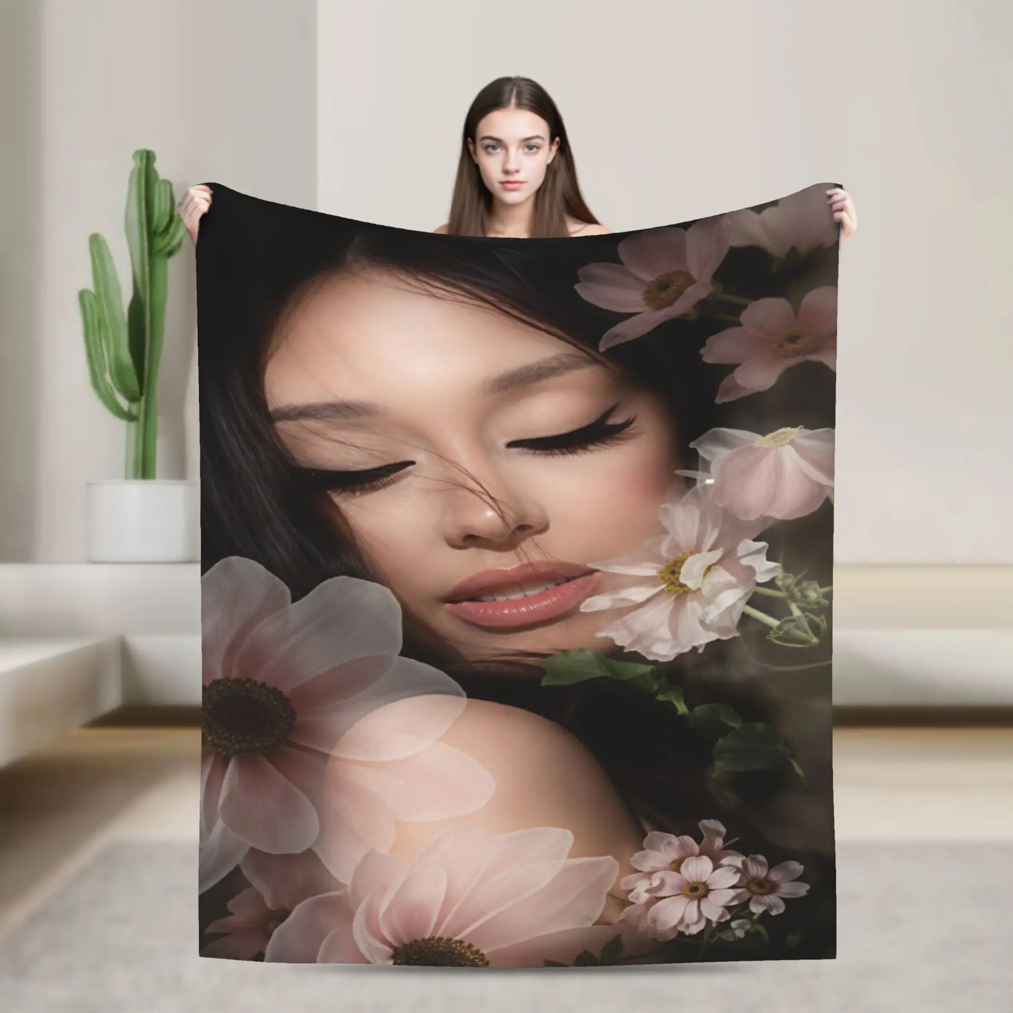 Ariana Grande Plush Blankets Child  Flannel Throw Blanket For Outdoor Super Soft Custom Quality Bedspread Birthday Present
