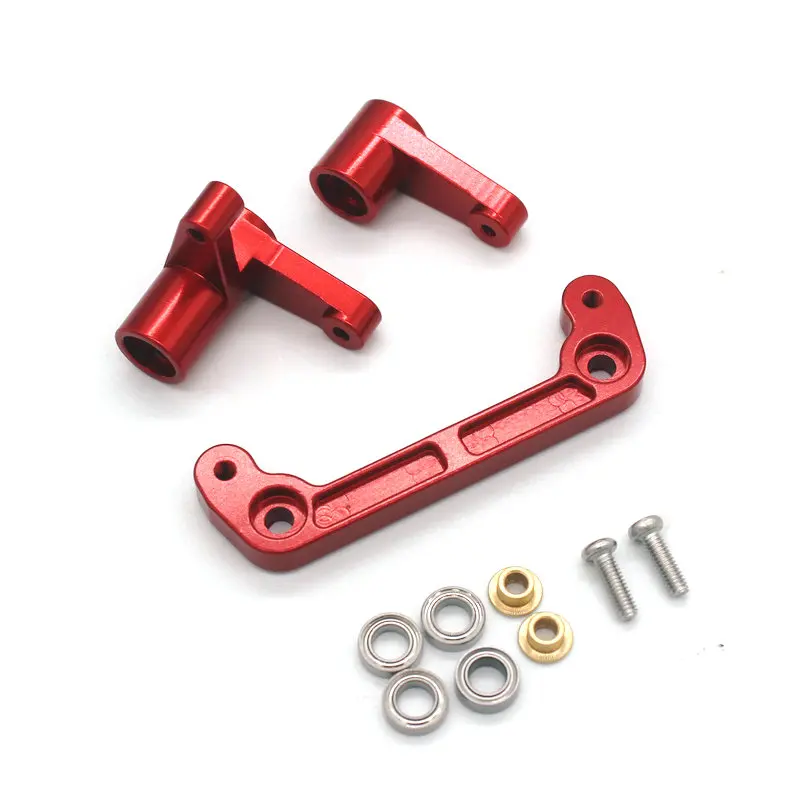 Parti di aggiornamento in metallo Componenti sterzo RC 1/14 ZD Racing MT16 BX12 X12S JIUSI PT14R MT14R 1/14 Parti di automobili telecomandate