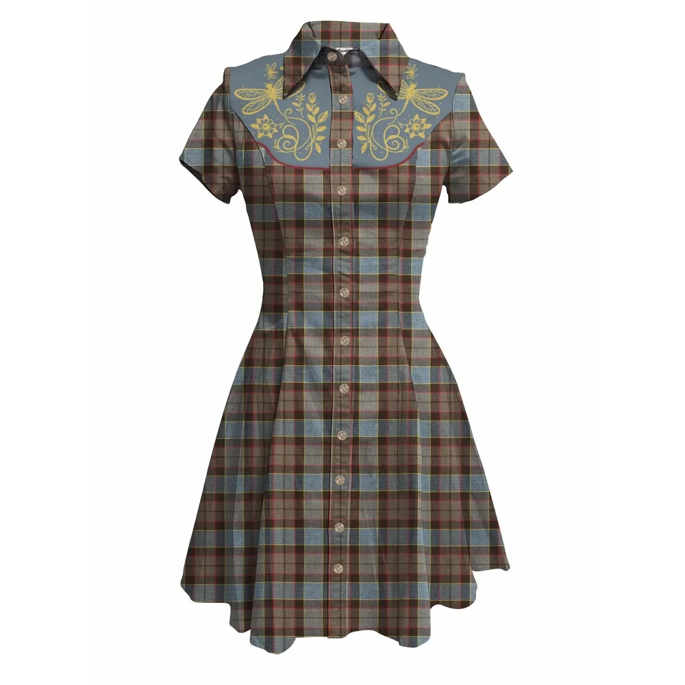 Vintage Flower and Plaid Printed Hawaiian Shirt for Men Button-down Shirt Short Sleeves 100% Cotton Dress Summer Bodycon Dress