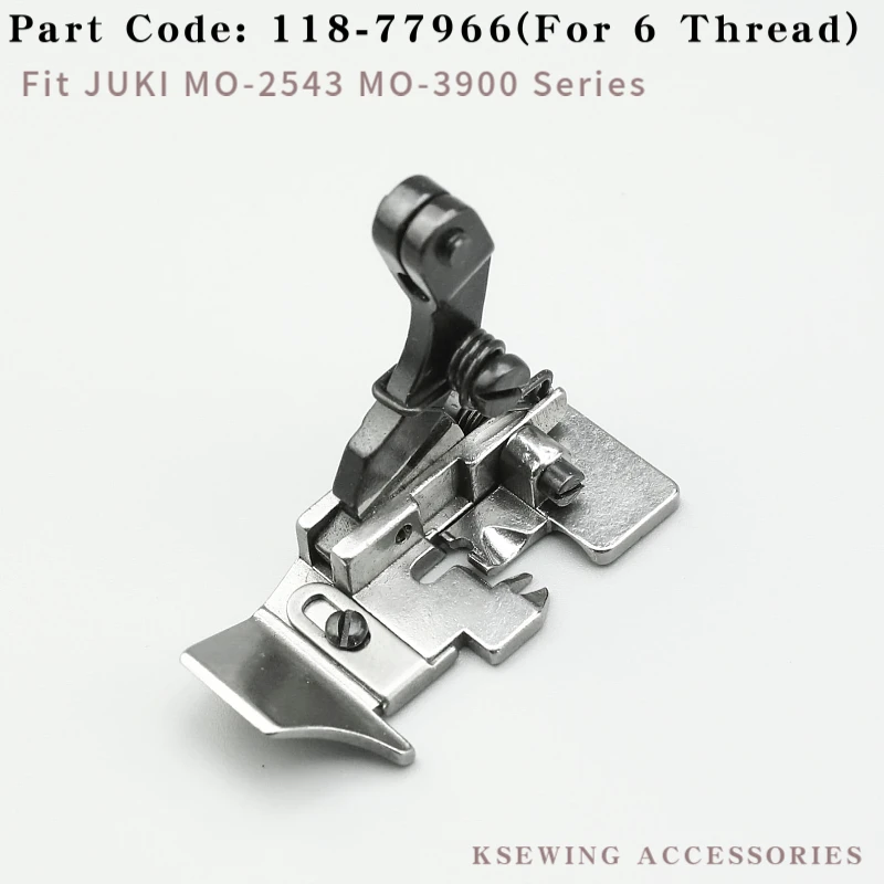 118-77966 Naaivoet Fit Juki Mo-2400 Mo-2543 Mo-3900 Fit 6 Draad Overlock naaimachine Accessoires Hoge Kwaliteit