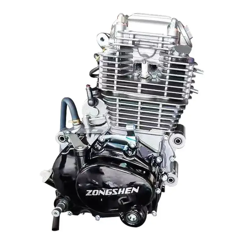 

OEM 300cc motorcycle engine 16kw single cylinder 4 stroke air cooling engine with 6-speed zongsheng CB300 for