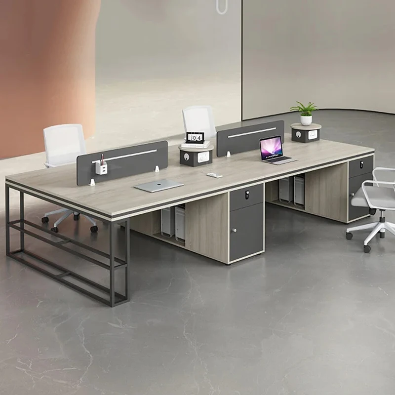 

Office Standing Desk Modern Financial Standing Screen Desk Staff Computer Work Table Mesa De Escritorio Office Furniture