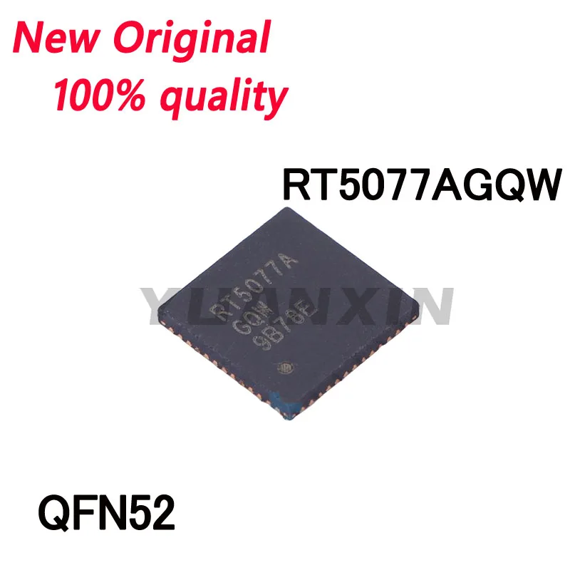 2-5/PCS New Original RT5077AGQW RT5077A QFN-52 Linear voltage regulator chip In Stock