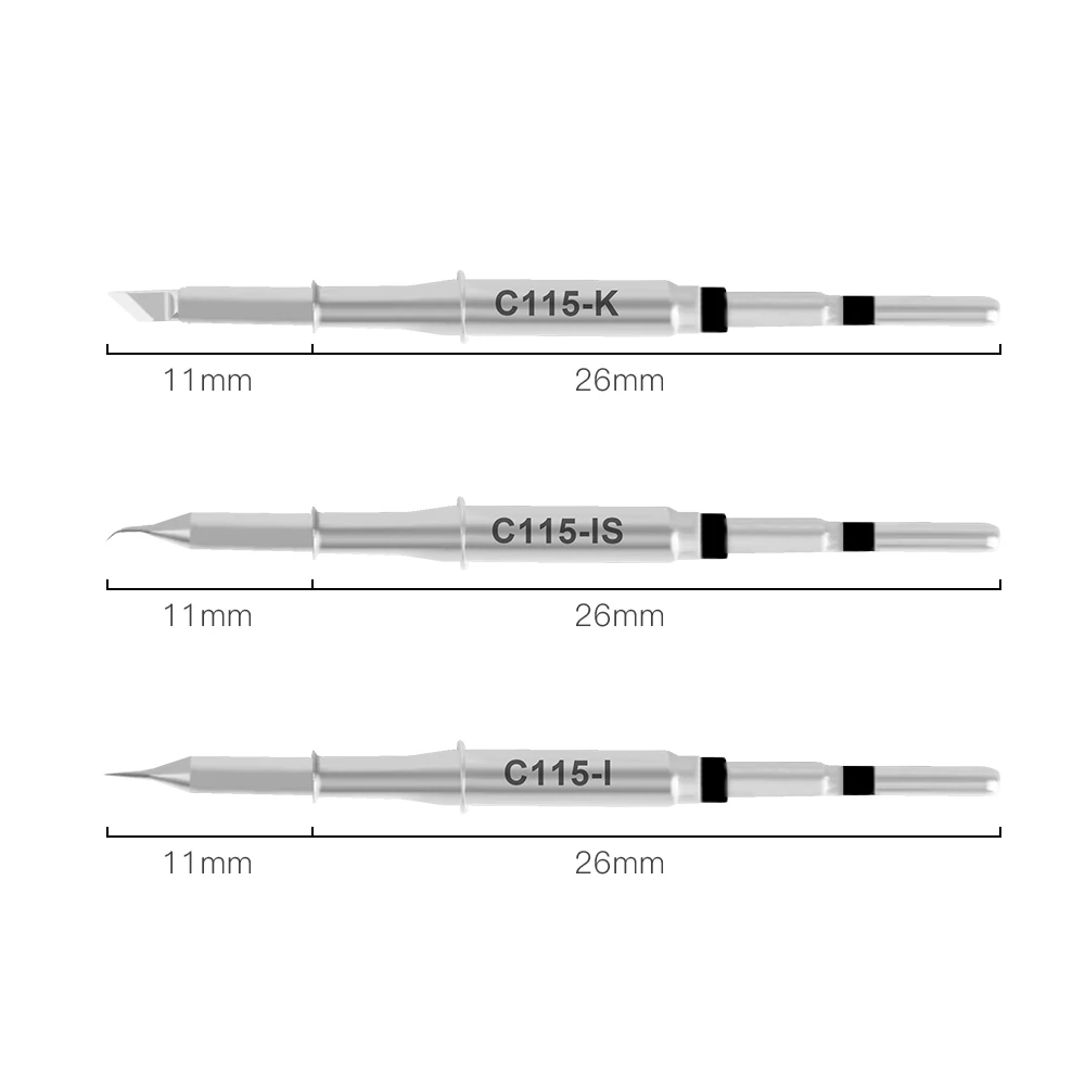 Kaisi C210 T210 Soldering Iron Tips Lead Free Heating Core Compatible with JBC Sugon Aifen Aixun Solder Station Handle