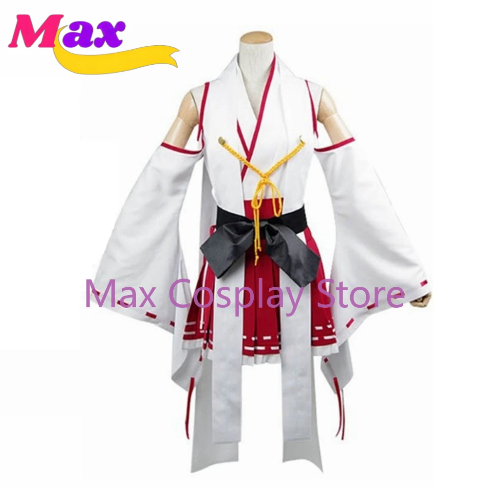 

Max Unisex Anime Cos Haruna Cotton Daily Kimono Uniform Cosplay Costumes Sets